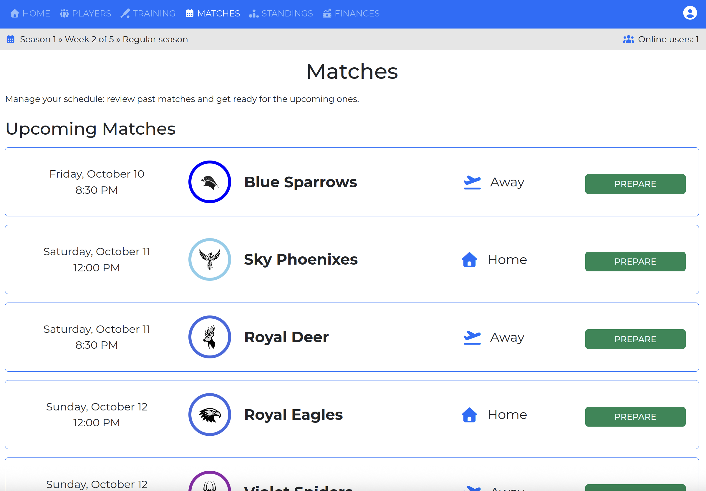 Live match interface showing game progress, score updates, and play-by-play commentary in Triplacorona.com.